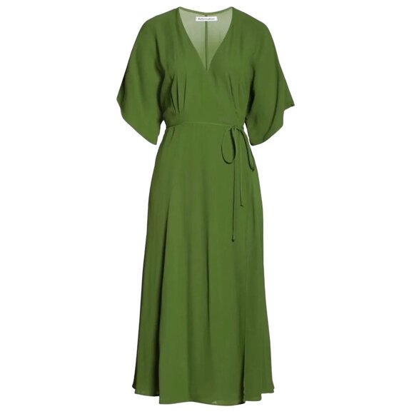 Reformation Green Midi Dress - Picture 1 of 16